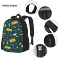 thumbnail image 3 of Easygdp Camping Mochila para Niños y Niñas con Set de Caja de Almuerzo y Estuche para Lápices 3 en 1, Mochila Escolar Estampada para Adolescentes, 3 of 7