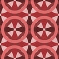 thumbnail image 1 of Ahgly Tapis d'Intérieur Lavable en Machine Carré Rouge, 5 Pieds Carré, 1 of 7