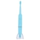thumbnail image 2 of Cepillo de dientes eléctrico sónico impermeable para adultos, 3 velocidades de ajuste, ideal para viajes en casa, color azul., 2 of 14