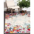 thumbnail image 1 of Unique Loom Chromatic Collection Modern Abstract Colorful Multi Area Rug (6' 0 x 9' 0), 1 of 1