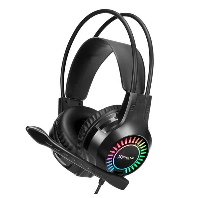 Xtrike Me GH-709 - Wired Gaming Headset, Backlit with Microphone, Black