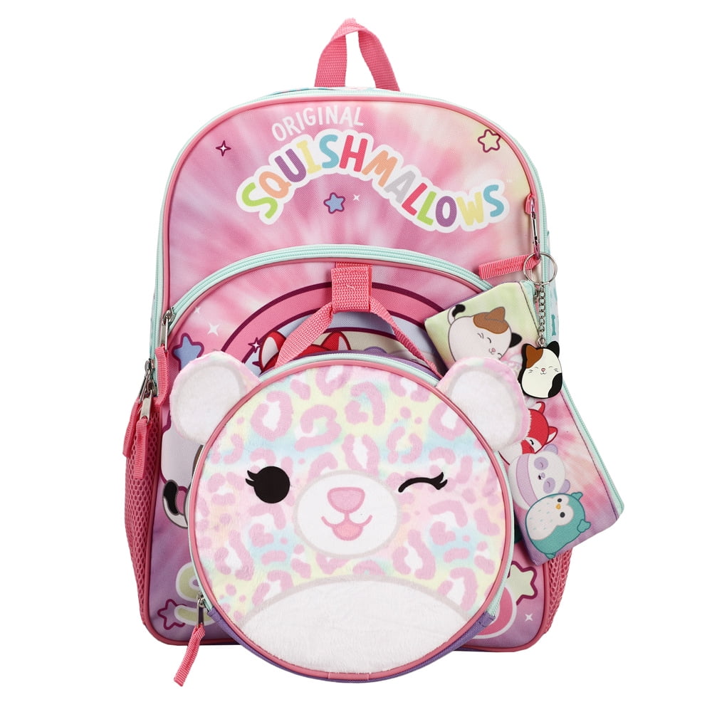Squishmallows Michaela Cheetah 5Piece Backpack Set