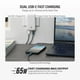 thumbnail image 2 of Cargador de pared Nimble Wally Ultra Flat de 65 W con doble USB-C, 2 of 8