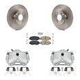 thumbnail image 1 of Transit Auto Front Disc Brake Caliper Rotors and Ceramic Pads Kit for Car 2002-2004 Honda CR-V KC8-100047N, 1 of 11
