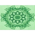 thumbnail image 1 of Ahgly Company Machine Washable Indoor Rectangle Transitional Jade Green Area Rugs, 7' x 10', 1 of 7