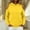 A_Yellow#06, variant on Yteetum Women's Fall Winter Hoodies Oversized Long Sleeve Openwork Off the Shoulder Hoodie Womens Casual Solid Loose Comfy Hooded Sweatshirts