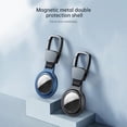 thumbnail image 3 of Metal Protective Case with Keychain for AirTag, Anti-Loss Finder Holder Accessories Designed for Apple AirTags, 3 of 11