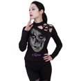 thumbnail image 2 of Spiral Direct T-Shirt à Manches Longues Visage le Corbeau pour Femmes, 2 of 3