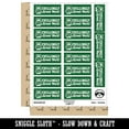 thumbnail image 2 of Chillingly Great Work Penguin Teacher Student School Sticker Set - Dark Green - Gloss Finish - 2.00" Large, 2 of 7