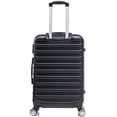 thumbnail image 3 of TUCCI Italy CARRAVIA Ensemble de Bagages Rigides Légers 3 Pcs, Valise à 4 Roues Pivotantes (20 Pouces/24 Pouces/28 Pouces) - Noir, 3 of 7