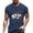 Navy, variant on Mens Golf Shirts Fashion July Print Comfort Breathable Summer Clothes for Men,Navy,XL