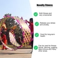 thumbnail image 2 of Dragon Poi Dance Dragon Ribbon Set, 6.5 Ft / 13 Ft Long Washable Dragon Flinging Poi With Travel Bag,Flinging The Dragon Spiral Practice Ribbon Streame For Beginner, 2 of 6