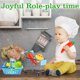 thumbnail image 2 of CNKOO - Juego de carrito de compras de juguete, mini carrito de compras, juego de carrito de compras de simulación de alimentos y comestibles, incluye 4 piezas de frutas y verduras de plástico, 2 of 6
