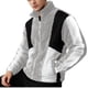 thumbnail image 2 of Ceisia Men's All Gift Seasons Casual Solid Color Fleece Zipper Round Neck Long Sleeve Jacket - Comfortable Daily Outdoor Wear, 2 of 9