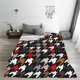 thumbnail image 5 of Balery Houndstooth Green Red Manta de Felpa Suave y Acogedora – Cobija de Franela Aterciopelada para Cama, Lavable y Cálida para Sofá, Mascotas, Transpirable-40"x30", 5 of 7
