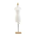 thumbnail image 3 of Maniquí de Muñeca, Soporte para Torso, Soporte de Exhibición para Vestido de Muñeca, Diseño de Ropa, Maniquí de Costura en Miniatura para Decoración D Base cuadrada de 33 cm., 3 of 8