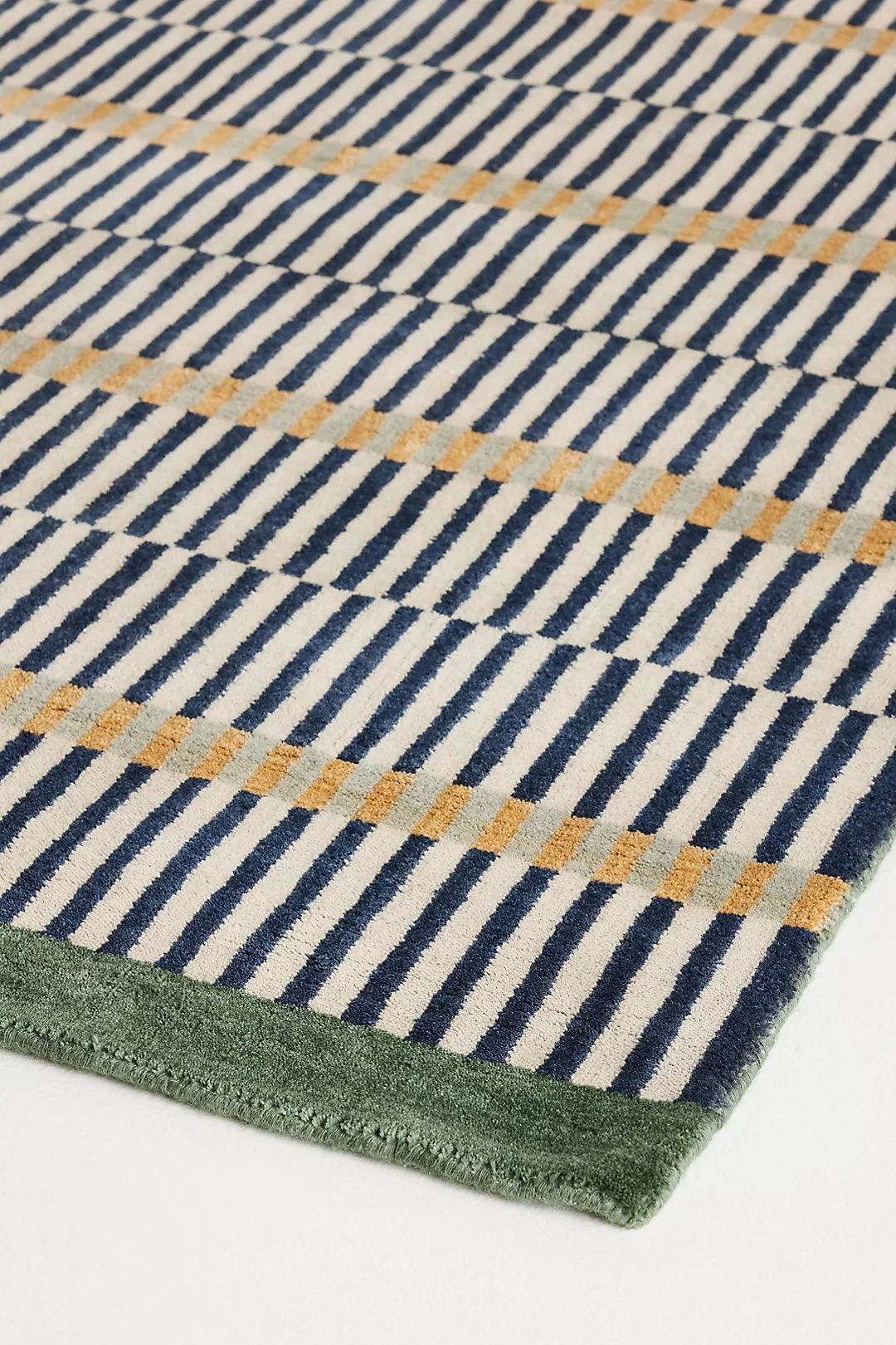 Homee Hand-Loomed Wool and Jute Blend Geometric Striped Rug Woollen Rugs Available In All Sizes 5x8 ft 6x9 ft 8x10 ft