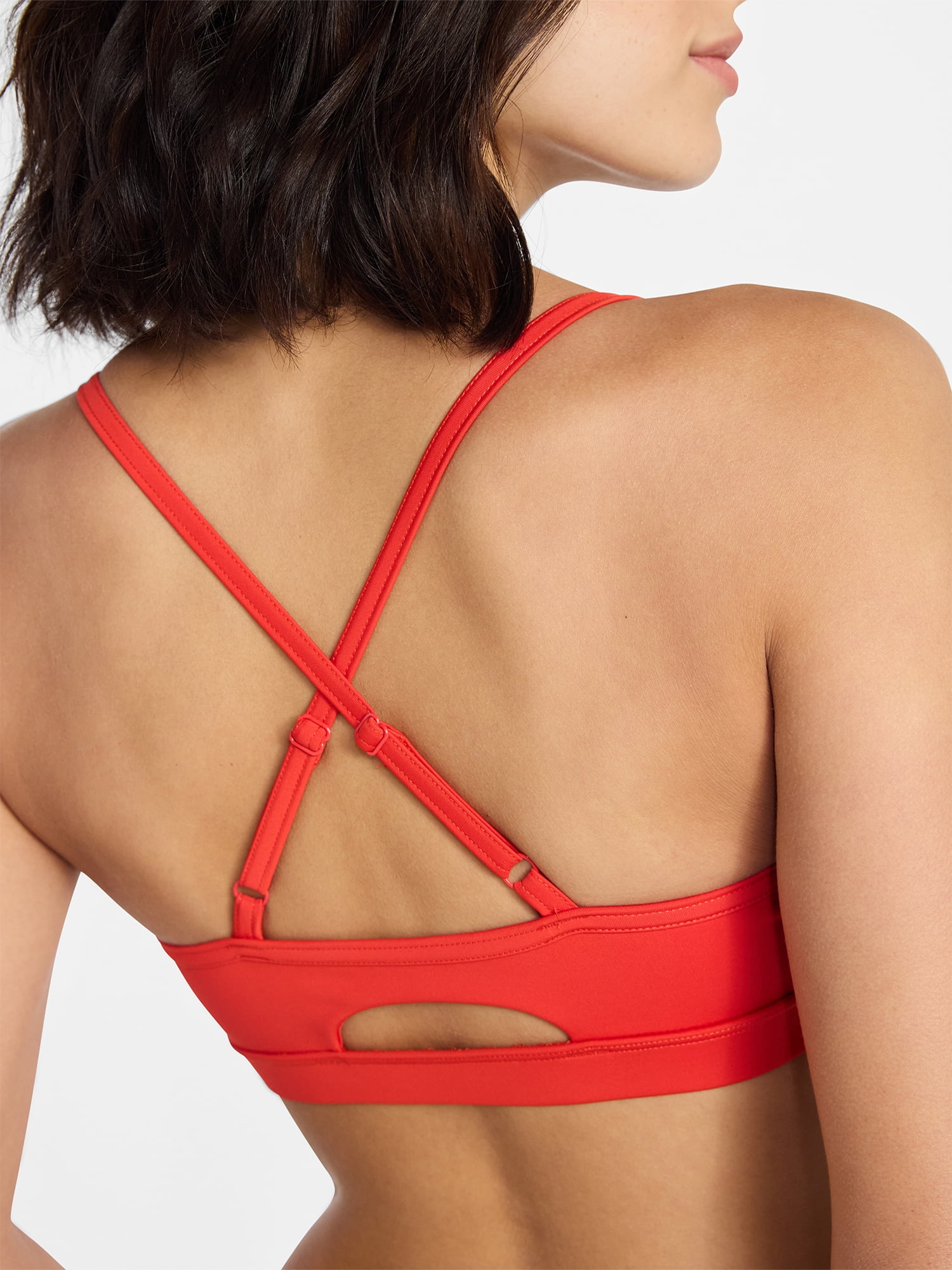Avia Women's Strappy Scoop Sports Bra, Sizes XS-XXXL