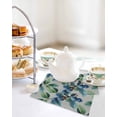 thumbnail image 4 of Blueberry Spring Leaves Kitchen Dish Towels for Drying Dishes Set of 3, Grey Botanical Branches Waffle Weave Microfiber Hand Tea Bathroom Towels Quick Dry & Absorbent Towel 12x12, 4 of 7