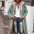 thumbnail image 3 of ITSAME Womens Plus Size Reversible Sherpa Lined Coat Winter Thermal Versatile Casual Outerwear with Pockets Mint Green Size 3XL, 3 of 9