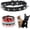 Black, variant on Mumup Spiked Puppy Dog Collar Soft Pu Leather Mushrooms Rivet Spike Stud Studded Cat Collars Adjustable for Girl Boy Pet Kitten
