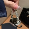 thumbnail image 6 of Bands Compatible for iWatch Series 10 9 8 7 6 5 4 SE 3 2 1 42mm 44mm 45mm 46mm for Women Girls, Seashell Flower Design Slim Metal Dressy Chain Bracelet for Apple Watch Ultra 49mm, Silver, 6 of 11