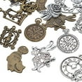 thumbnail image 4 of 20 Pieces Mixed Alice in Wonderland Charms Alloy Rabbit Watch Teapot Pendants for Jewelry Making, Bronze and Sliver, 4 of 7