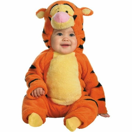 Winnie the Pooh Disney Winnie The Pooh Tigger Deluxe Two-Sided Plush Jumpsuit Infant/Toddler Costume, Small (2T)