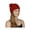 Red, variant on Thick Knit Oversized Beanie Cap Hat - Red