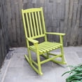 thumbnail image 3 of Alston Solid Wood Outdoor Rocking Chair, Green, 3 of 6