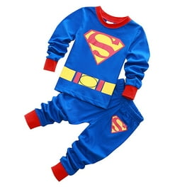 Kids Boys Spiderman Superman Batman Pyjamas Set Sleepwear Nightwear Pjs