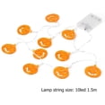 thumbnail image 2 of Luces De Cadena De Calabaza Luces De Cadena De Halloween De 1,5 Metros Con 10 Luces Led Para Decoración De Halloween Sweethay HA037838-00, 2 of 6