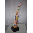 thumbnail image 6 of Nifao Artistic Graffiti Violin Resin Statue Mounted on a Base – Resin Statue, Music Art Decor, 9"L x 10"W x 26"H, 6 of 13
