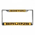 thumbnail image 1 of Boston Bruins Laser Chrome License Plate Frame, 1 of 3