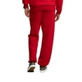 thumbnail image 4 of Fruit of the Loom Men's EverSoft Fleece Elastic Bottom Sweatpants with Pockets, Sizes S-4XL, 4 of 13
