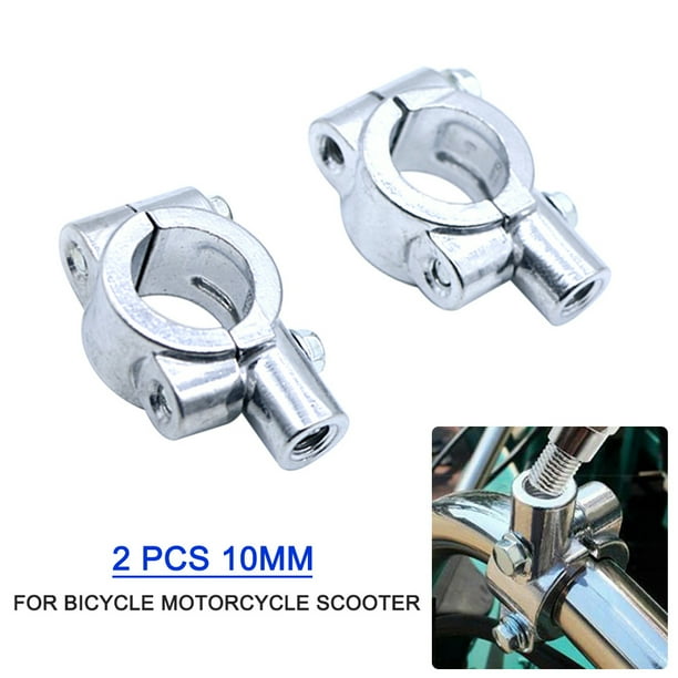 Handlebar Mirror Mount Clamp Aluminum Handlebar Rearview Side Mirrors