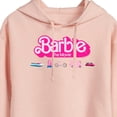 thumbnail image 3 of Barbie the Movie - Barbie Transportaion Vehicles - Juniors Cropped Pullover Hoodie, 3 of 5