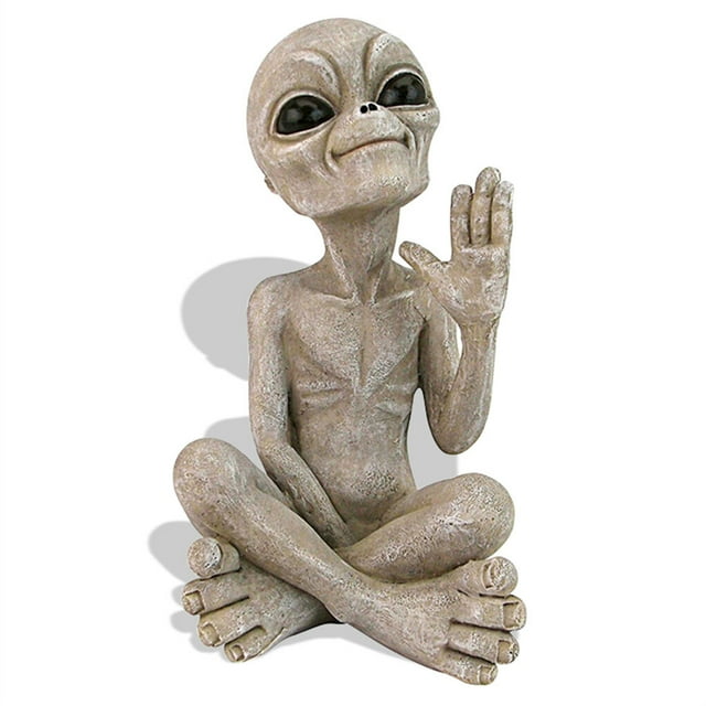 Estatua Alienígena Bearachild de resina para jardín decoración exterior No.01
