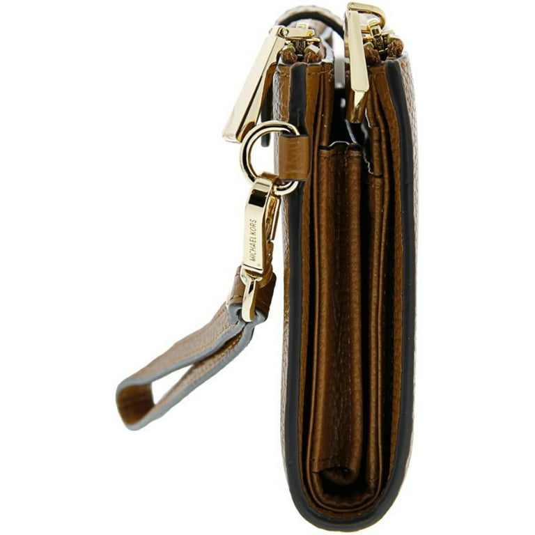 Michael Kors Ladies Adele Smartphone Wristlet, Double Zip, Luggage