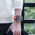 thumbnail image 6 of Bands Case Compatible with Apple Watch Ultra 2/1 49mm, Sport Series Rugged Cover Strap Military Protective Bumper for iWatch 49 mm for Men Women, Red, 6 of 6