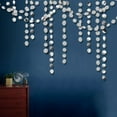 thumbnail image 5 of Cheerland Glitter Silver Circle Dot Garlands Metallic Silver Party Decor, 52 Ft, 5 of 8