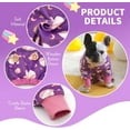 thumbnail image 5 of KYEESE Dog Pajamas, Purple with Unicorn Pattern Dog Pjs, Dog Pajamas for Large Dogs, 3XL, 5 of 8