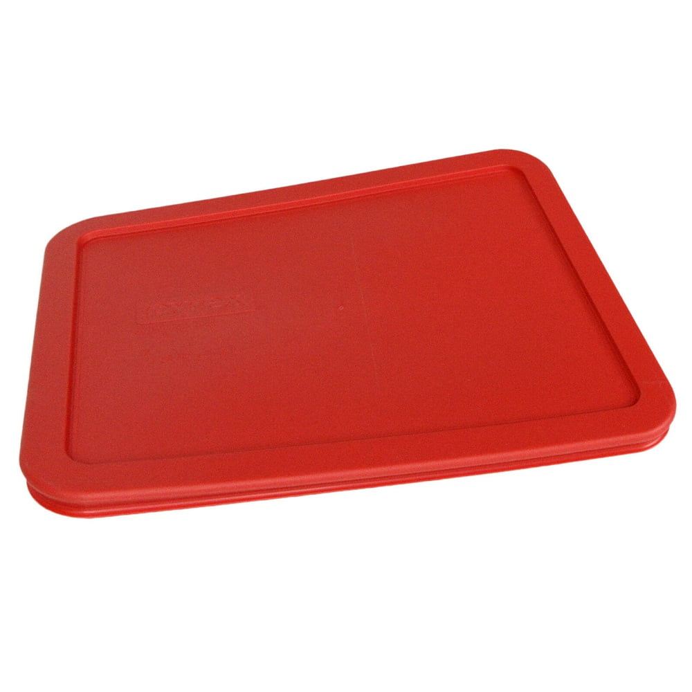 Pyrex 7211-PC Rectangular 6 Cup Red Plastic Storage Lid 2 PK New for Glass Dish Pyrex 7211-PC Rectangular 6 Cup Red Plastic Storage Lid 2 PK New for Glass Dish