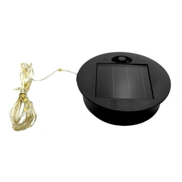Solar Lights Replacement Top Parts for Outdoor Solar Watering Can Hanging Lanterns with LED String Lithgs Detachable Connector (Warm White )
