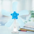 thumbnail image 3 of MERRYHAPY 20Pcs Blue Plastic Fan Blades Replacement Universal Fan Accessories Easy to Install, 3 of 8