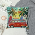 thumbnail image 2 of Shiartex  Beach Themed Pillow Cases Cushion Covers Kids Soft Surfboard Palm Tree Throw Pillow Covers Hawaiian Beach Decorative Throw Pillowcases Tropical Island Decor Cushion Cases, 2 of 5