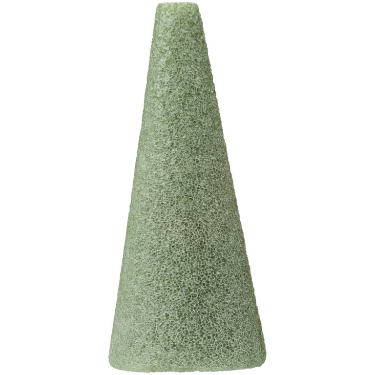FloraCraft Foam Cone 3.8 inch x 8.8 inch Green 