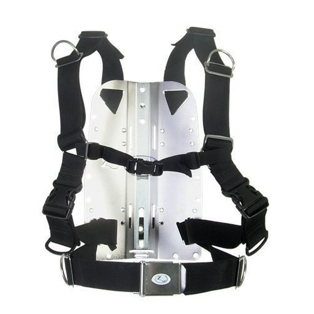Zeagle Stainless Steel Back Plate with Deluxe Harness by Zeagle