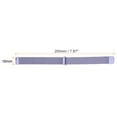 thumbnail image 2 of Uxcell Stainless Steel Mesh Watch Band 16mm Quick Release Metal Replacement Watch Strap with Magnetic Buckle for Men Women, Lavender, 2 of 7