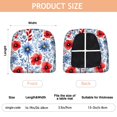 thumbnail image 3 of Pioneer Flower Seat Covers for Dining Room Chairs Set Of 4,Stretch Printed Washable Chair Seat Cover with Elastic Ties and Button,Removable Waterproof Couch Cushion Covers, 3 of 6